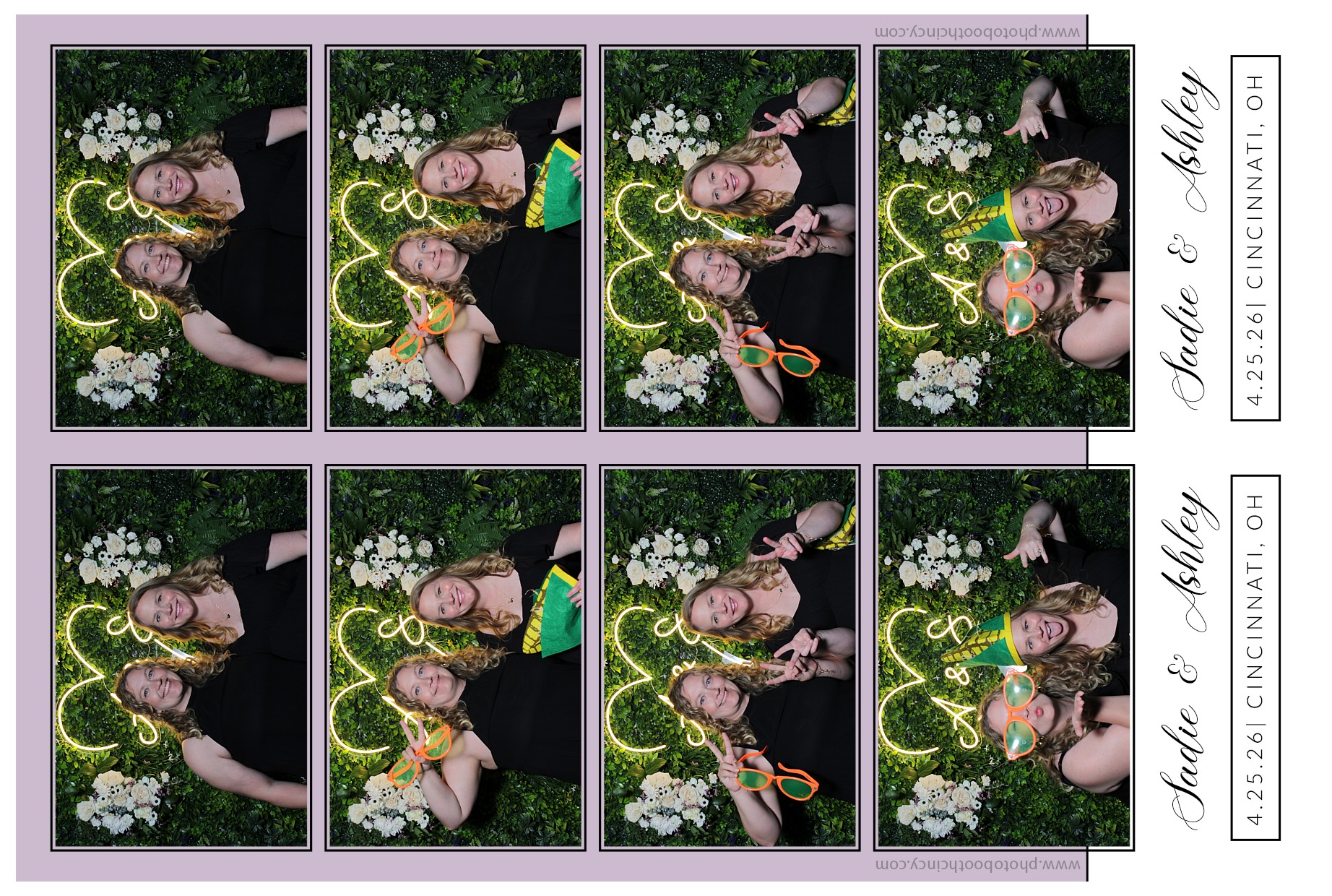 Sadie & Ashley Post Elopment Party | View more photos from the event at gallery.photoboothcincy.com/u/PhotoBoothCincy/Sadie-Ashley-Post-Elopment-Party