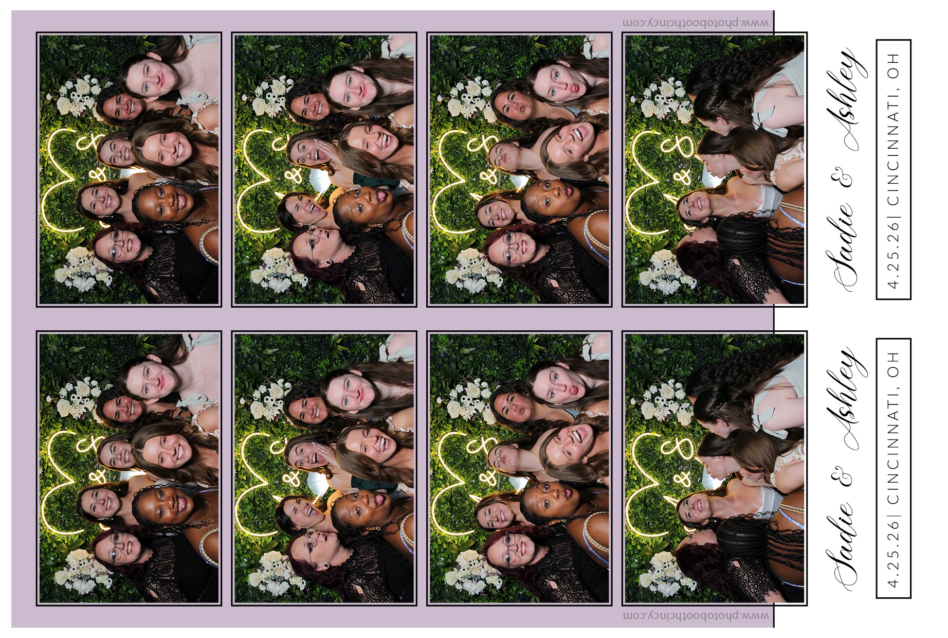 Sadie & Ashley Post Elopment Party | View more photos from the event at gallery.photoboothcincy.com/u/PhotoBoothCincy/Sadie-Ashley-Post-Elopment-Party
