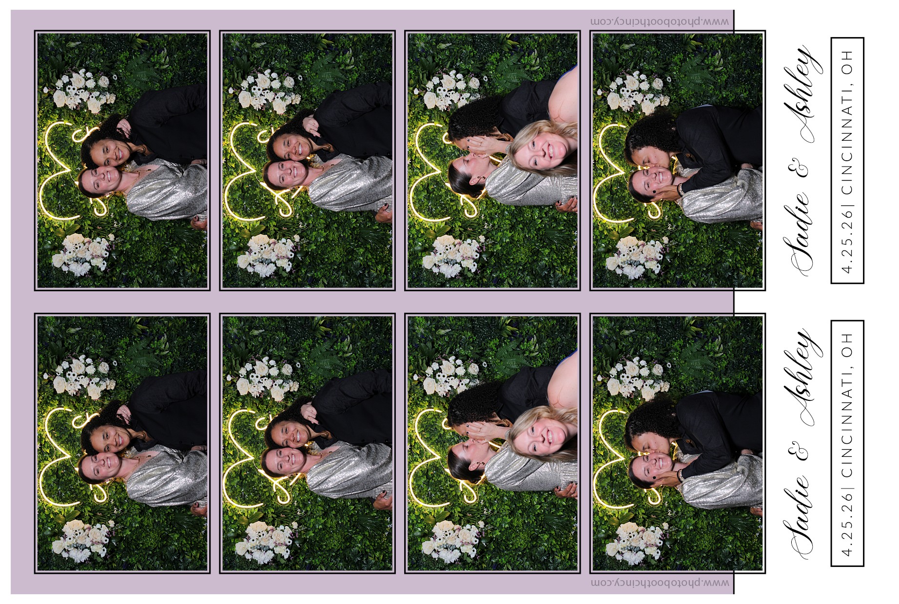 Sadie & Ashley Post Elopment Party | View more photos from the event at gallery.photoboothcincy.com/u/PhotoBoothCincy/Sadie-Ashley-Post-Elopment-Party