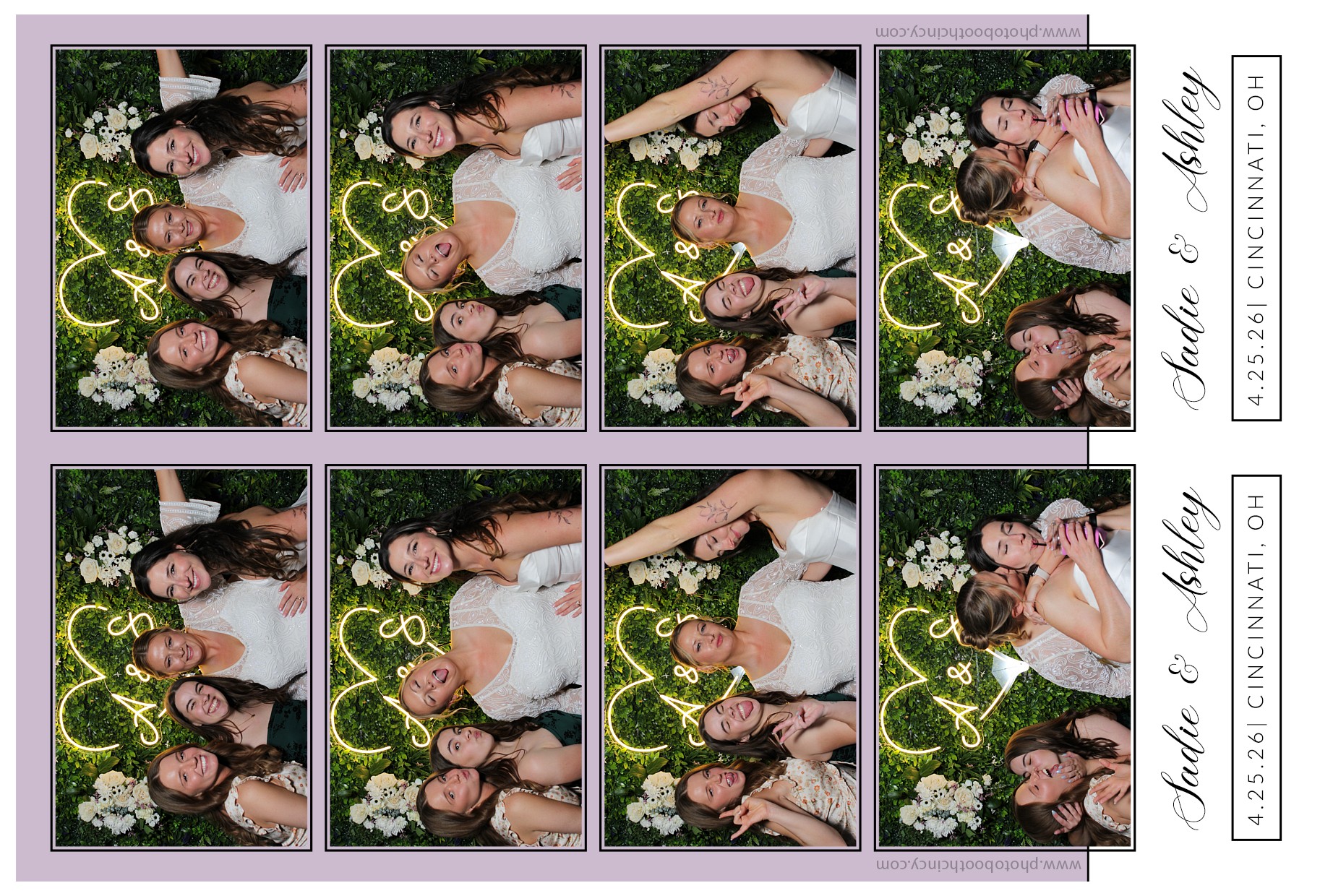 Sadie & Ashley Post Elopment Party | View more photos from the event at gallery.photoboothcincy.com/u/PhotoBoothCincy/Sadie-Ashley-Post-Elopment-Party