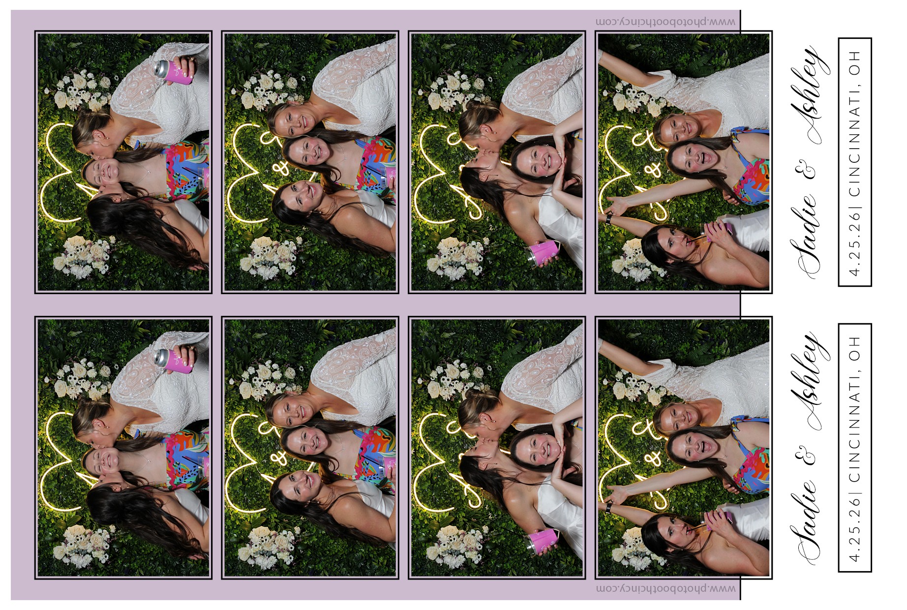 Sadie & Ashley Post Elopment Party | View more photos from the event at gallery.photoboothcincy.com/u/PhotoBoothCincy/Sadie-Ashley-Post-Elopment-Party