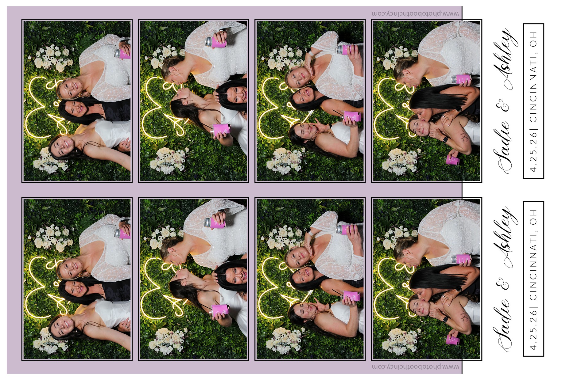 Sadie & Ashley Post Elopment Party | View more photos from the event at gallery.photoboothcincy.com/u/PhotoBoothCincy/Sadie-Ashley-Post-Elopment-Party