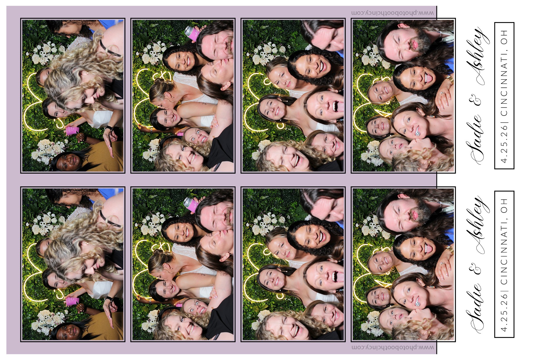 Sadie & Ashley Post Elopment Party | View more photos from the event at gallery.photoboothcincy.com/u/PhotoBoothCincy/Sadie-Ashley-Post-Elopment-Party