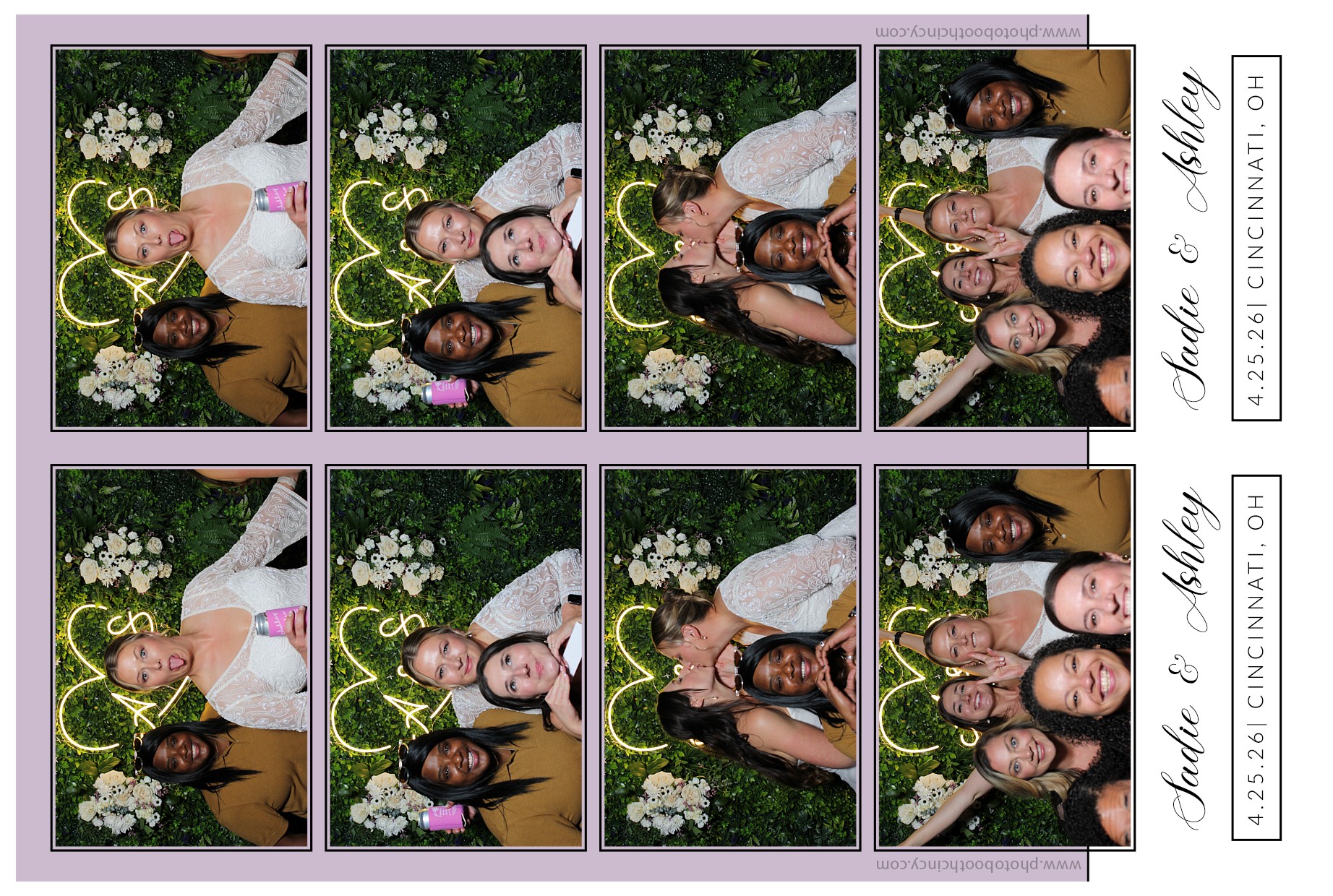 Sadie & Ashley Post Elopment Party | View more photos from the event at gallery.photoboothcincy.com/u/PhotoBoothCincy/Sadie-Ashley-Post-Elopment-Party