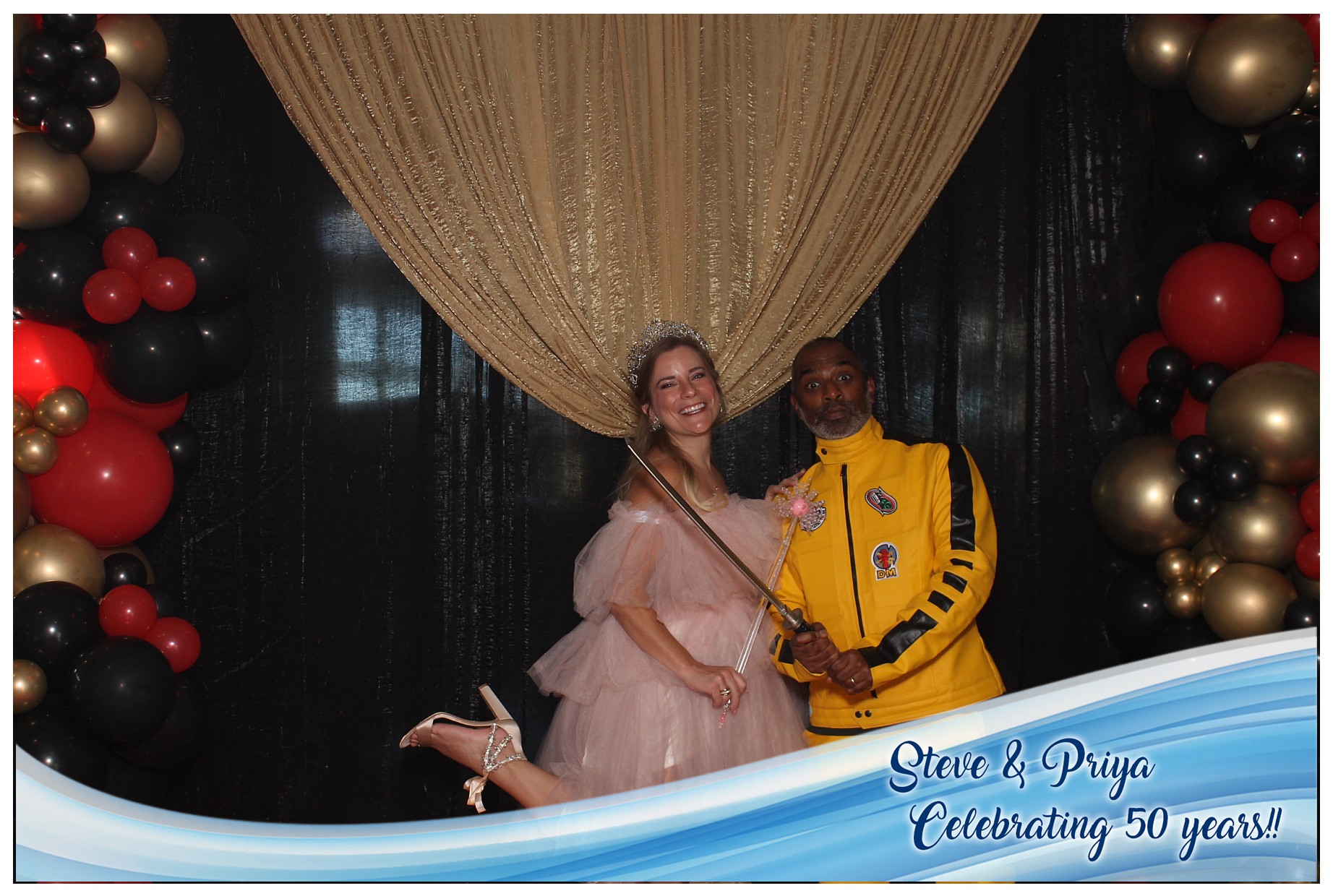 Steve & Priya Celebrating 50 Years | View more photos from the event at gallery.photoboothcincy.com/u/PhotoBoothCincy/Steve-Priya-Celebrating-50-Years