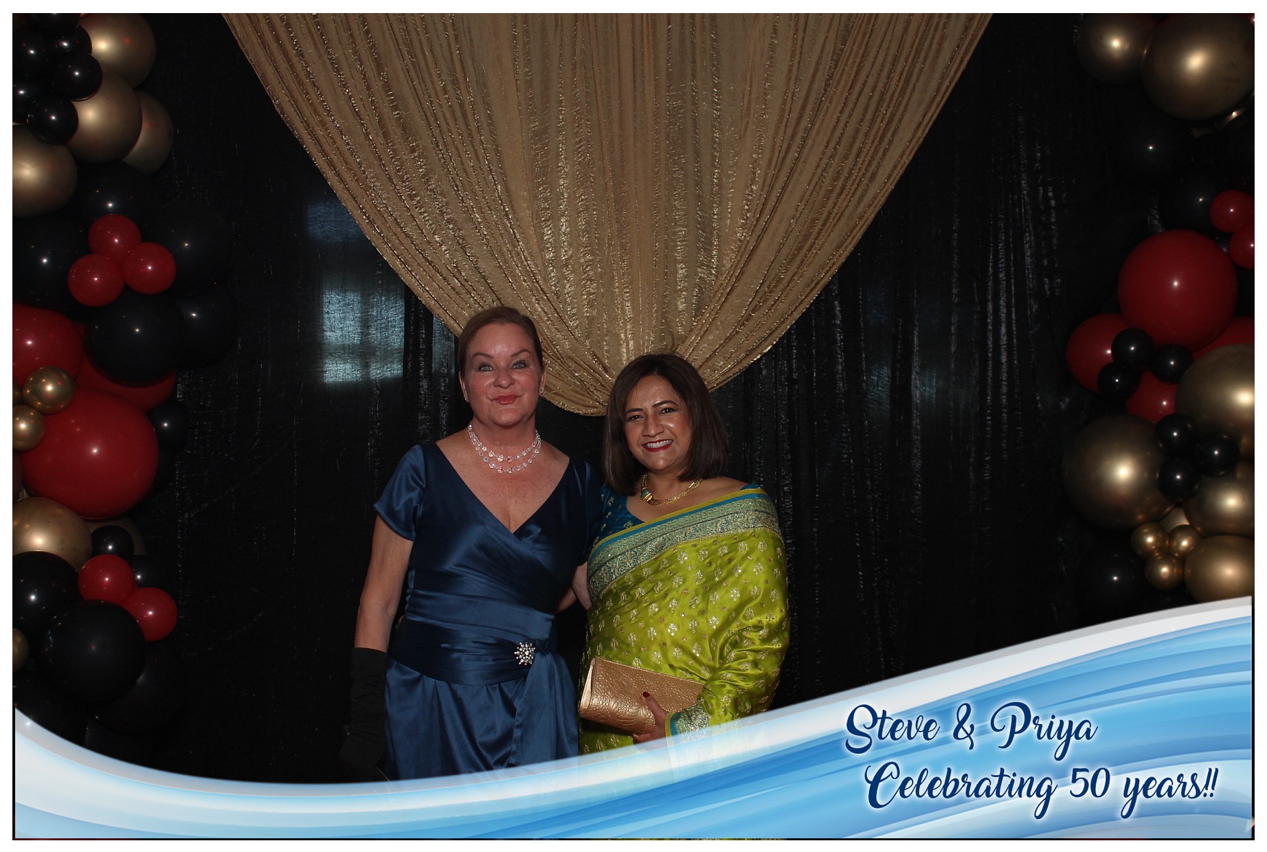 Steve & Priya Celebrating 50 Years | View more photos from the event at gallery.photoboothcincy.com/u/PhotoBoothCincy/Steve-Priya-Celebrating-50-Years