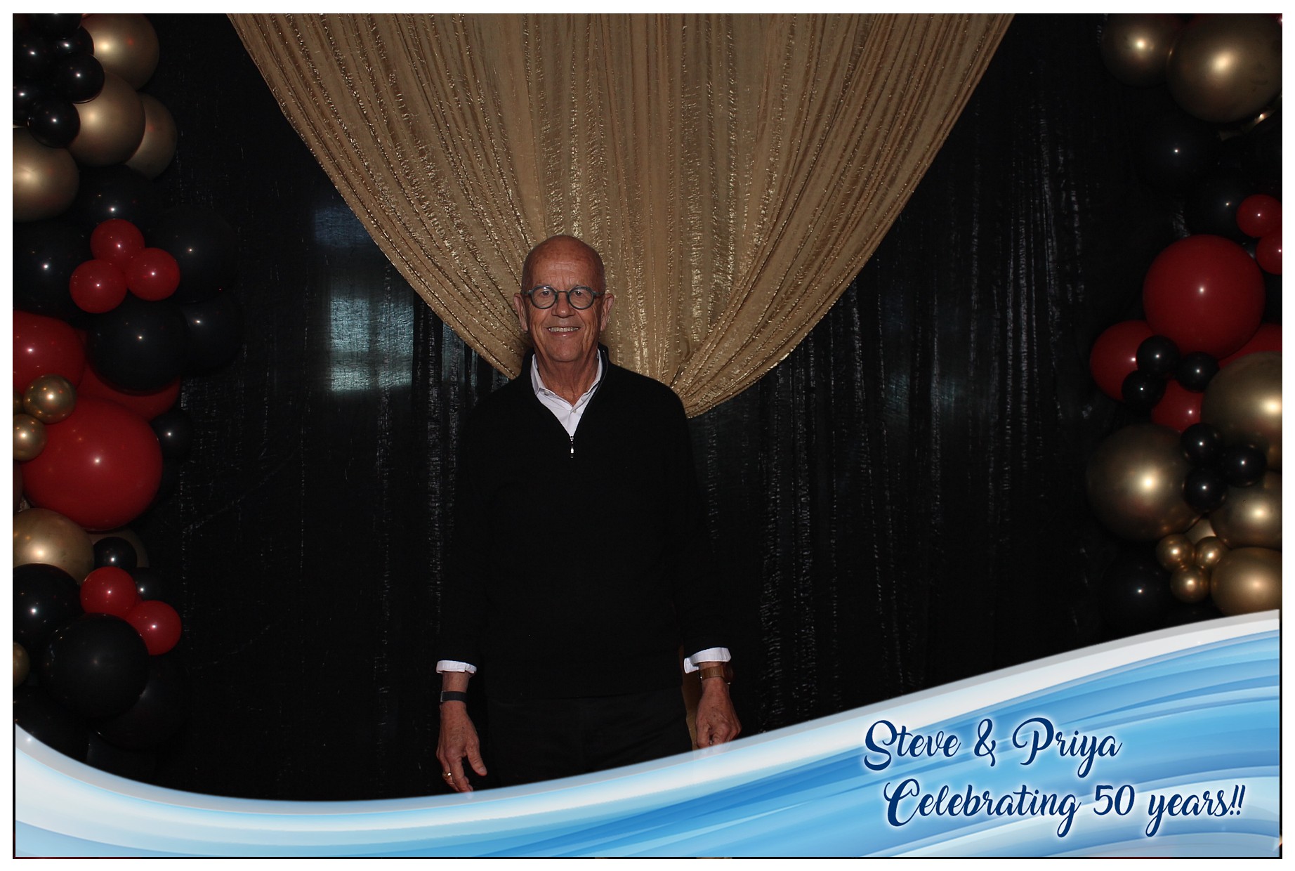 Steve & Priya Celebrating 50 Years | View more photos from the event at gallery.photoboothcincy.com/u/PhotoBoothCincy/Steve-Priya-Celebrating-50-Years