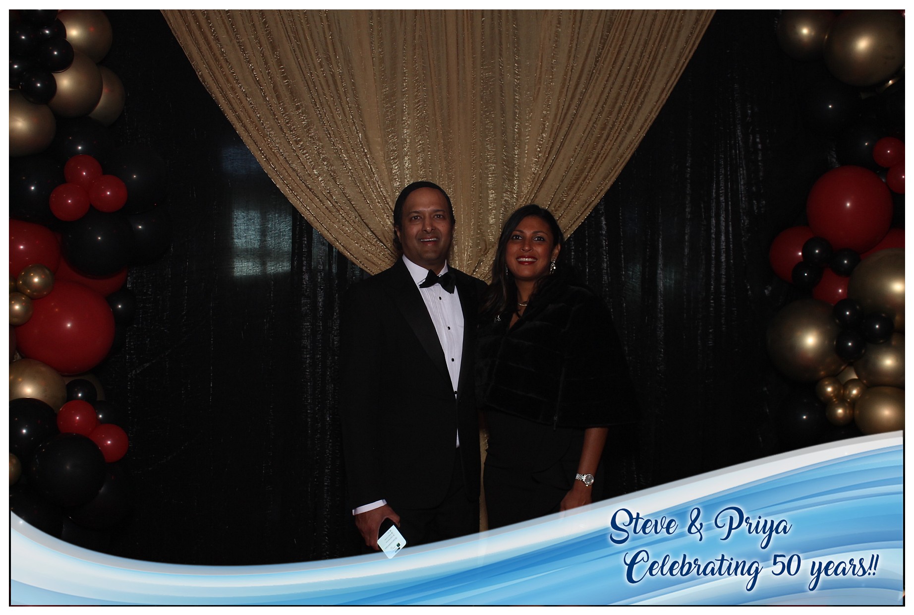Steve & Priya Celebrating 50 Years | View more photos from the event at gallery.photoboothcincy.com/u/PhotoBoothCincy/Steve-Priya-Celebrating-50-Years