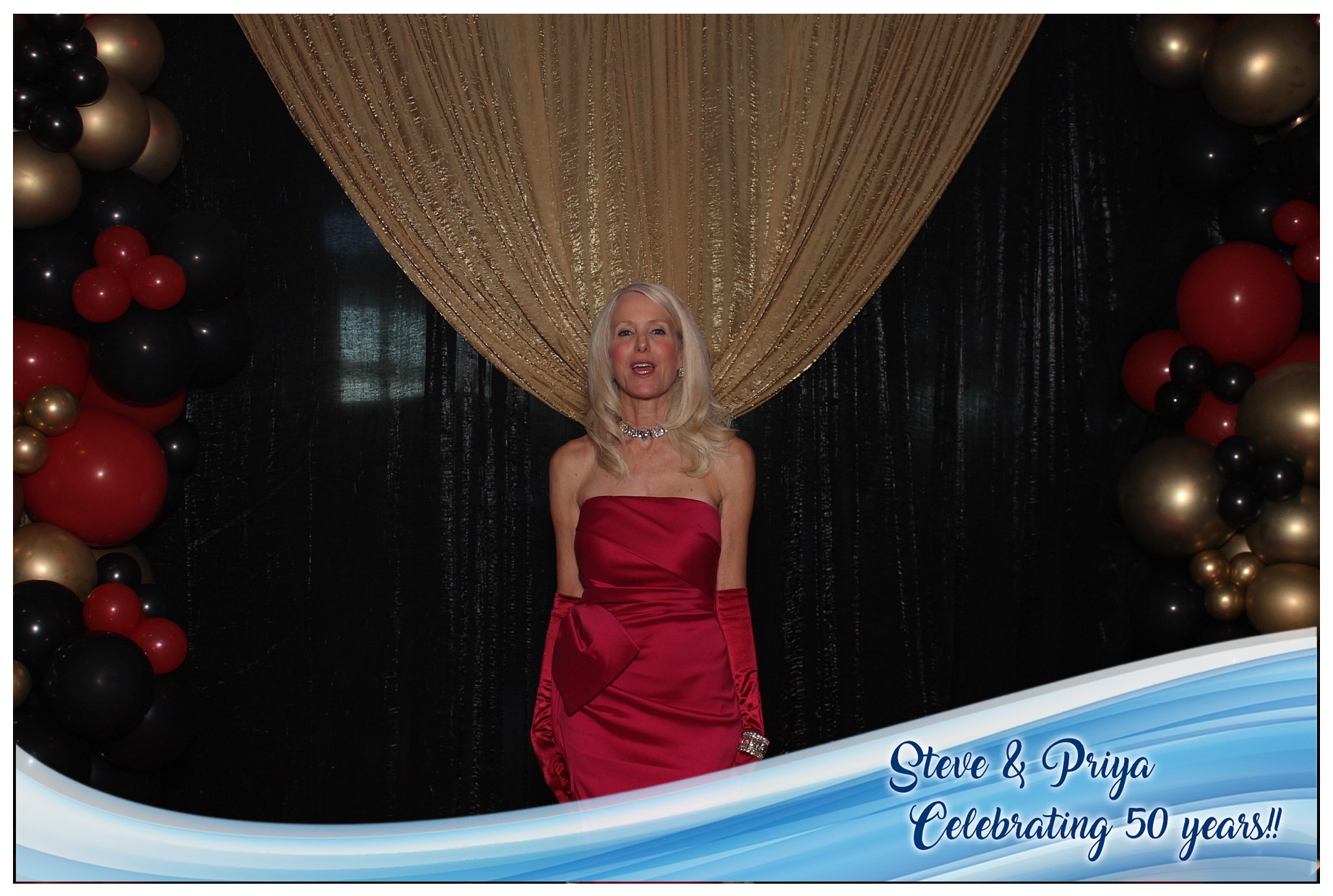 Steve & Priya Celebrating 50 Years | View more photos from the event at gallery.photoboothcincy.com/u/PhotoBoothCincy/Steve-Priya-Celebrating-50-Years