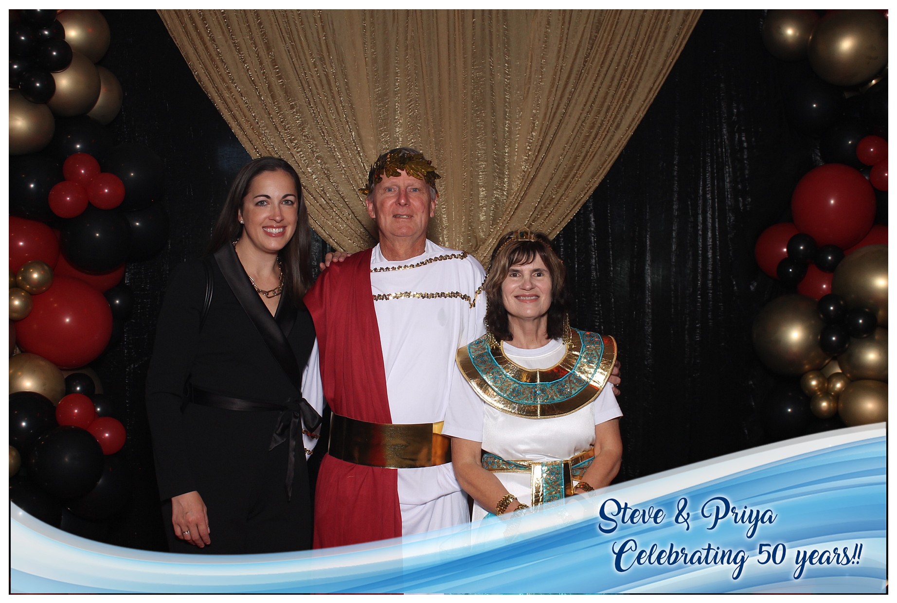 Steve & Priya Celebrating 50 Years | View more photos from the event at gallery.photoboothcincy.com/u/PhotoBoothCincy/Steve-Priya-Celebrating-50-Years