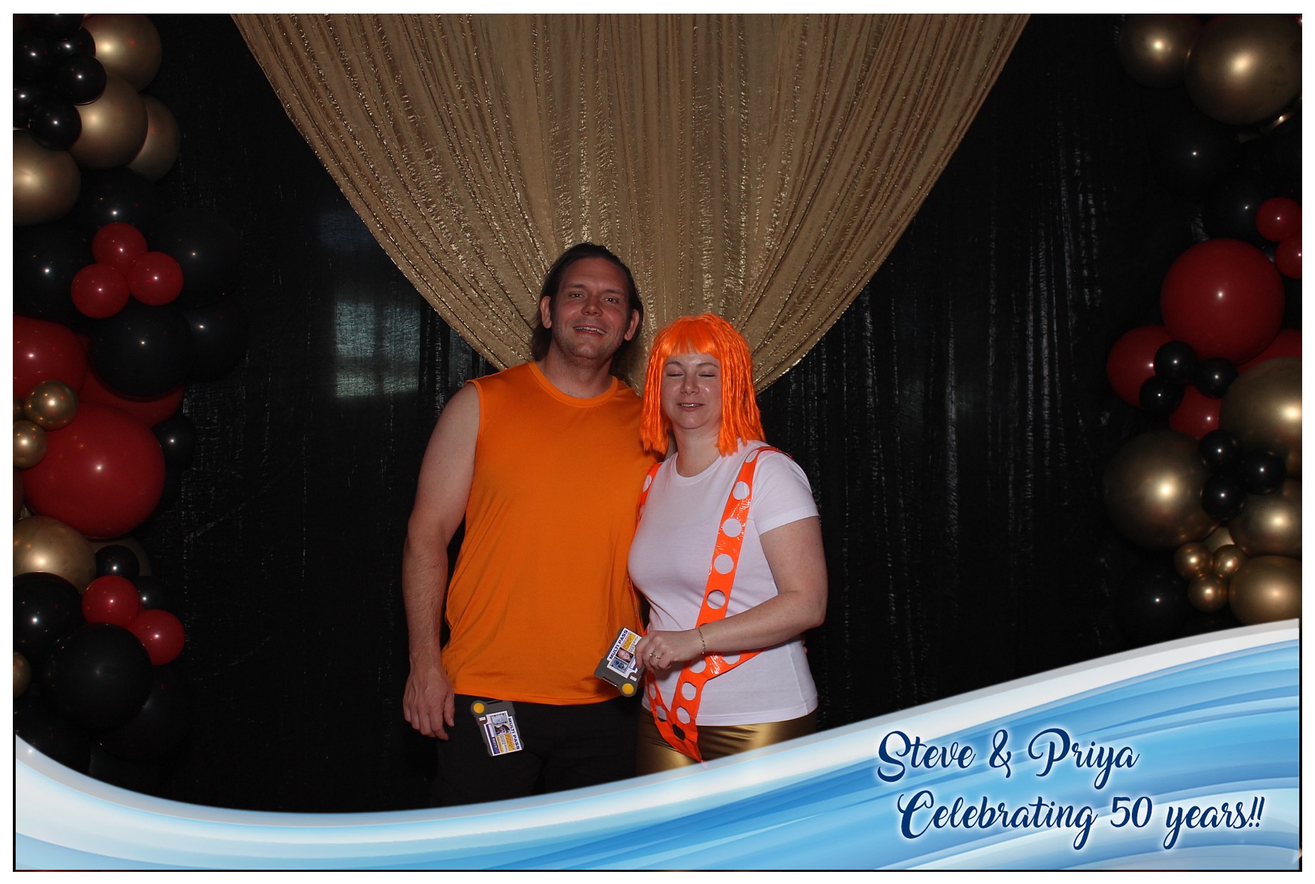Steve & Priya Celebrating 50 Years | View more photos from the event at gallery.photoboothcincy.com/u/PhotoBoothCincy/Steve-Priya-Celebrating-50-Years