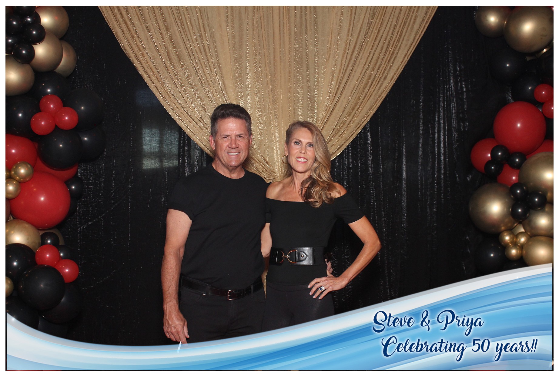 Steve & Priya Celebrating 50 Years | View more photos from the event at gallery.photoboothcincy.com/u/PhotoBoothCincy/Steve-Priya-Celebrating-50-Years