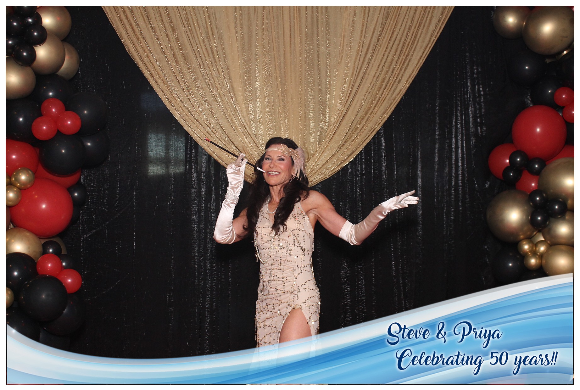 Steve & Priya Celebrating 50 Years | View more photos from the event at gallery.photoboothcincy.com/u/PhotoBoothCincy/Steve-Priya-Celebrating-50-Years
