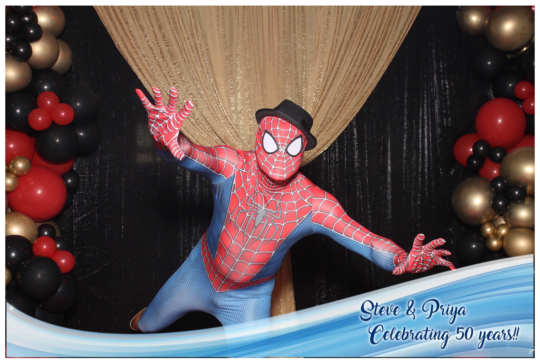 Steve & Priya Celebrating 50 Years | View more photos from the event at gallery.photoboothcincy.com/u/PhotoBoothCincy/Steve-Priya-Celebrating-50-Years