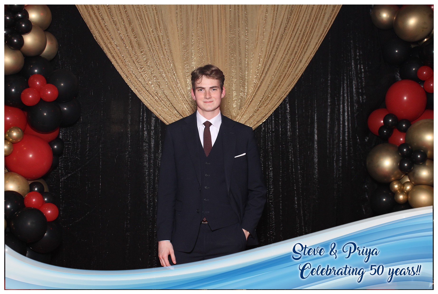Steve & Priya Celebrating 50 Years | View more photos from the event at gallery.photoboothcincy.com/u/PhotoBoothCincy/Steve-Priya-Celebrating-50-Years
