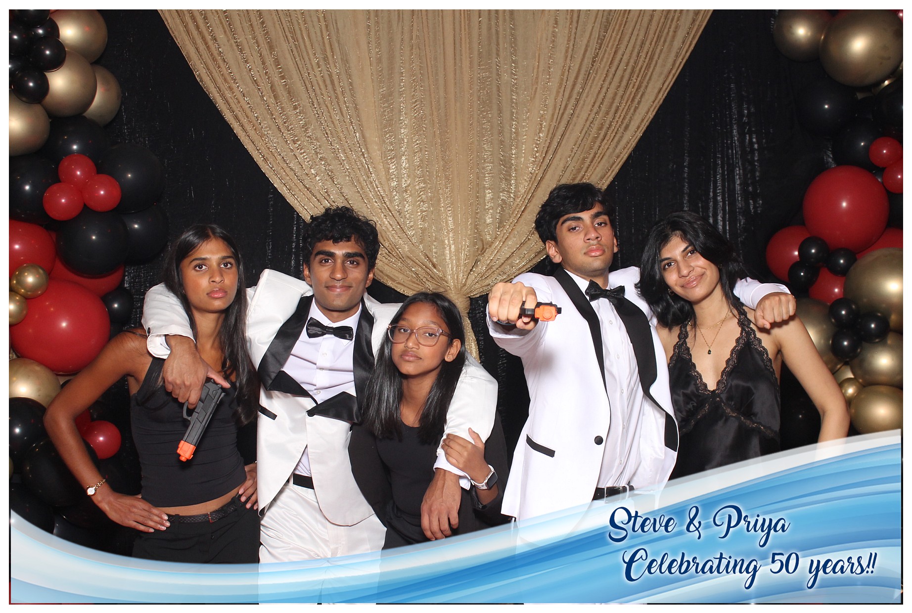 Steve & Priya Celebrating 50 Years | View more photos from the event at gallery.photoboothcincy.com/u/PhotoBoothCincy/Steve-Priya-Celebrating-50-Years