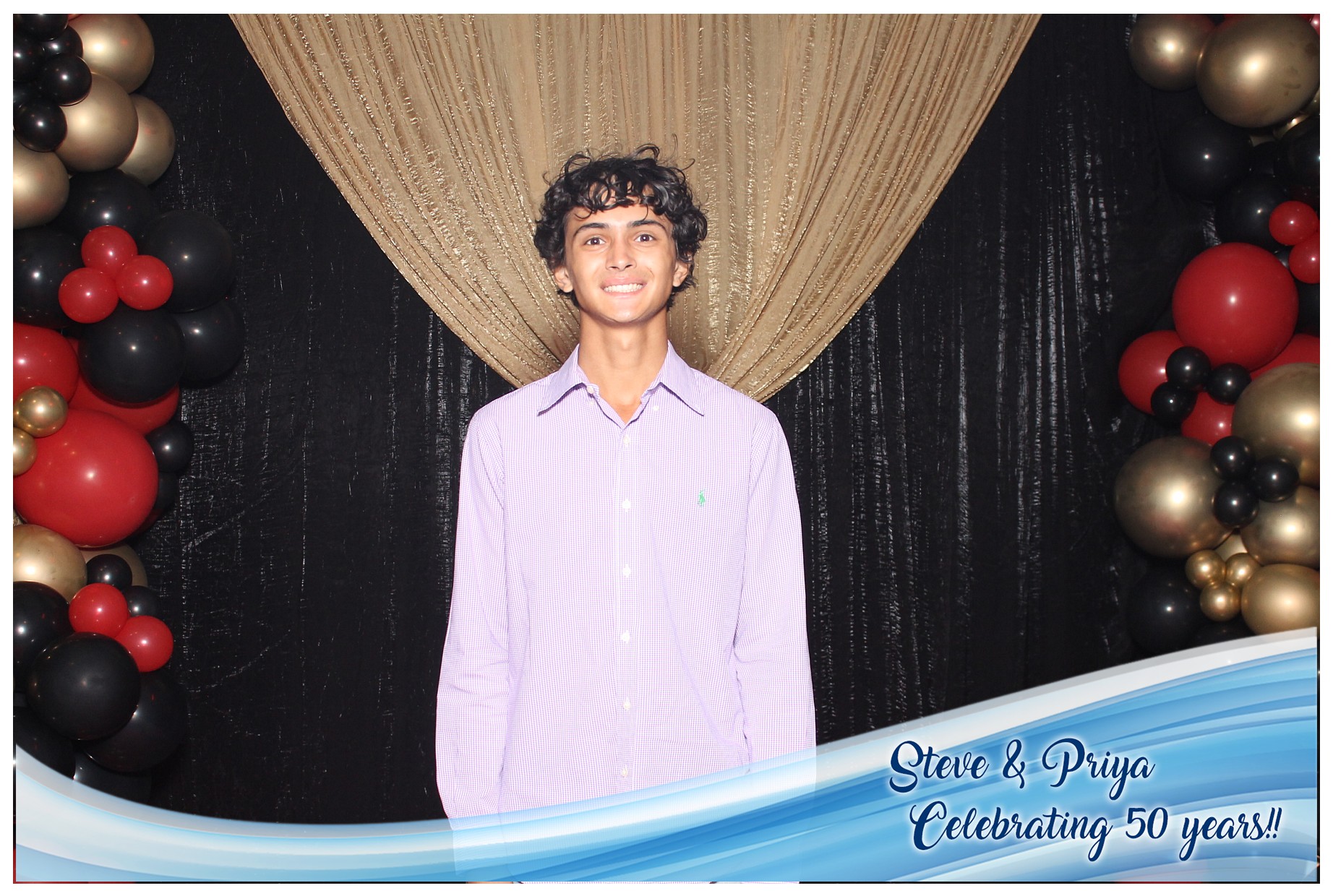 Steve & Priya Celebrating 50 Years | View more photos from the event at gallery.photoboothcincy.com/u/PhotoBoothCincy/Steve-Priya-Celebrating-50-Years