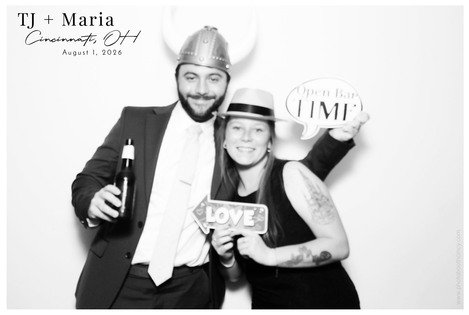 TJ & Maria | View more photos from the event at gallery.photoboothcincy.com/u/PhotoBoothCincy/TJ-Maria
