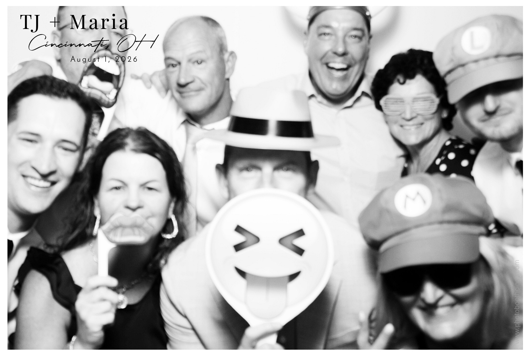 TJ & Maria | View more photos from the event at gallery.photoboothcincy.com/u/PhotoBoothCincy/TJ-Maria