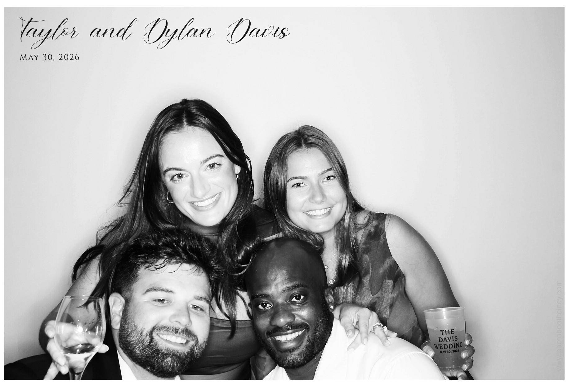 Taylor & Dylan Davis | View more photos from the event at gallery.photoboothcincy.com/u/PhotoBoothCincy/Taylor-Dylan-Davis