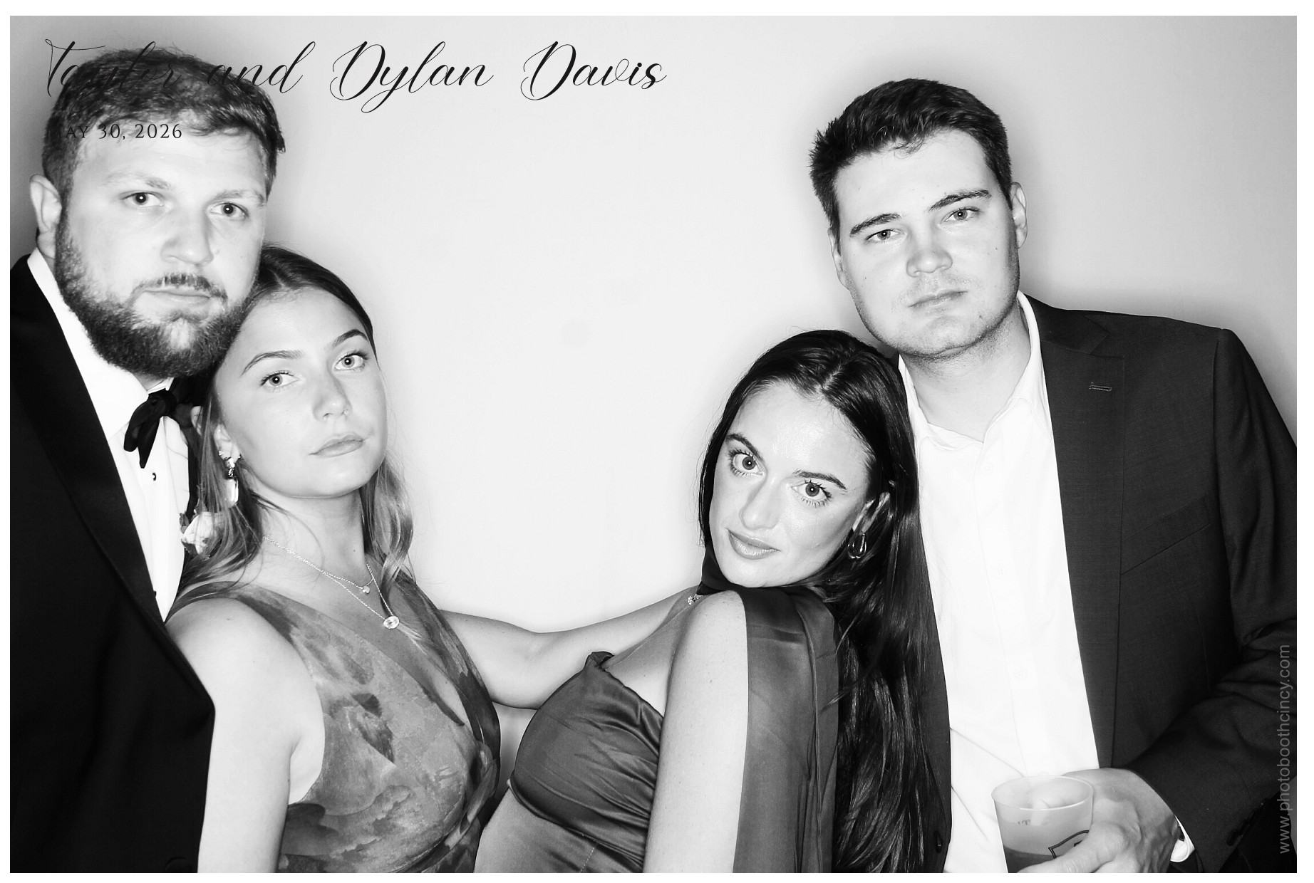 Taylor & Dylan Davis | View more photos from the event at gallery.photoboothcincy.com/u/PhotoBoothCincy/Taylor-Dylan-Davis