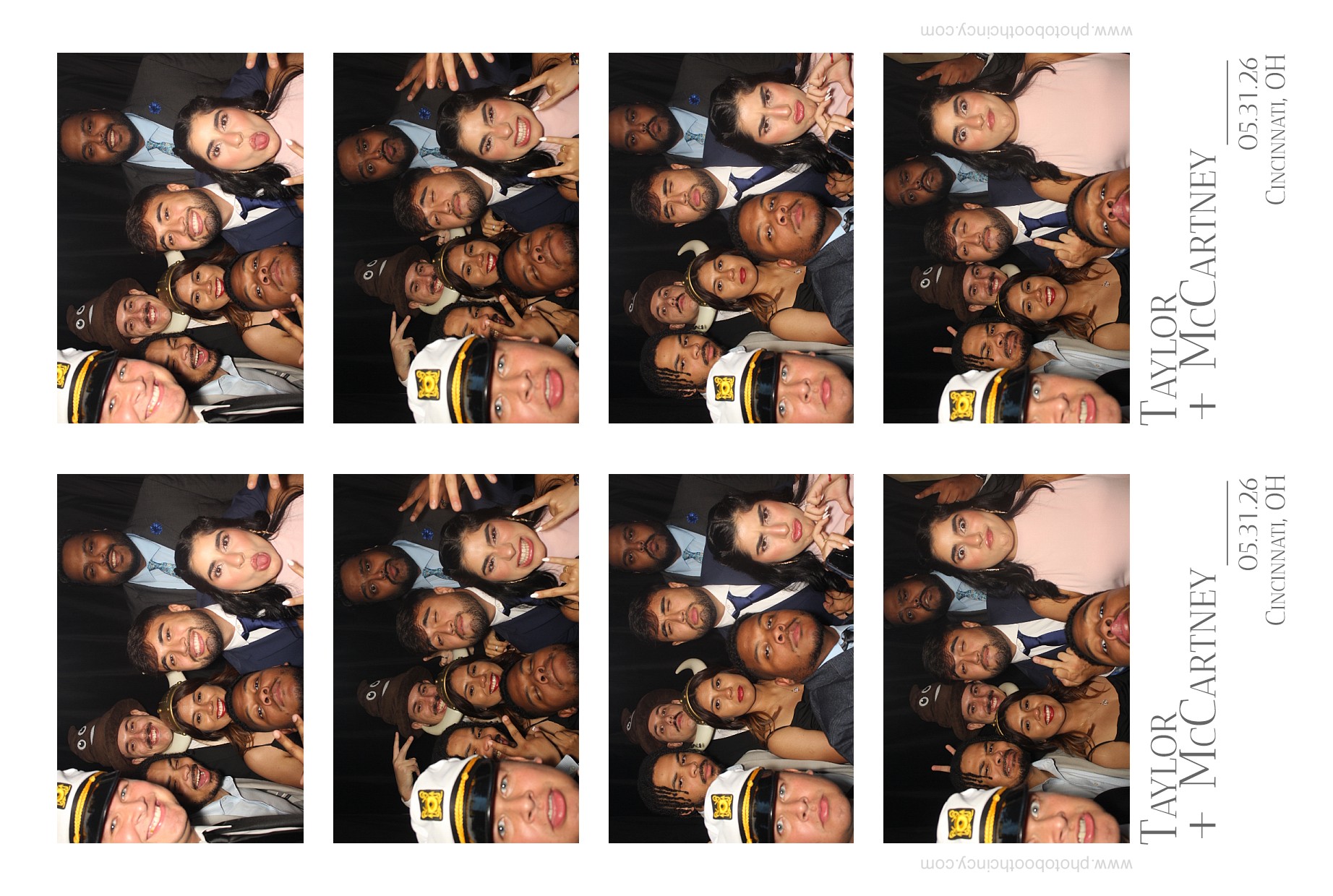 Taylor & McCartnew | View more photos from the event at gallery.photoboothcincy.com/u/PhotoBoothCincy/Taylor-McCartnew