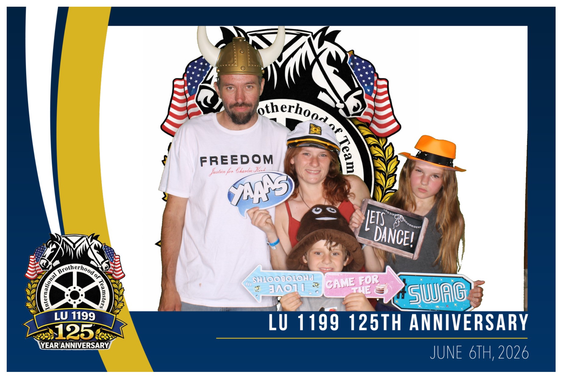 Teamsters 125th Anniversary | View more photos from the event at gallery.photoboothcincy.com/u/PhotoBoothCincy/Teamsters-125th-Anniversary