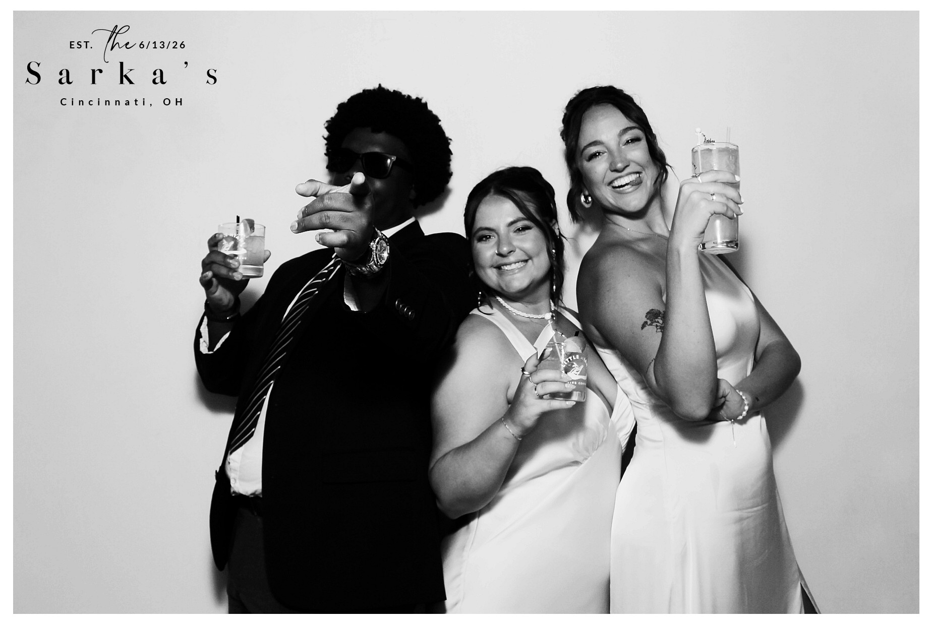 The Sarka's | View more photos from the event at gallery.photoboothcincy.com/u/PhotoBoothCincy/The-Sarkas