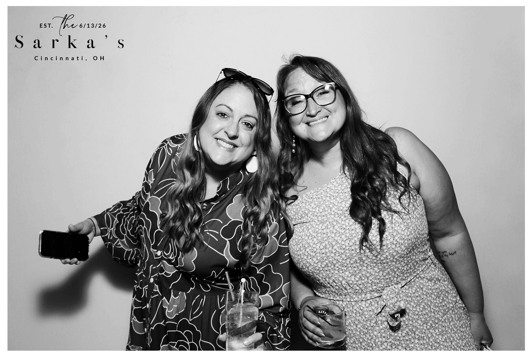 The Sarka's | View more photos from the event at gallery.photoboothcincy.com/u/PhotoBoothCincy/The-Sarkas