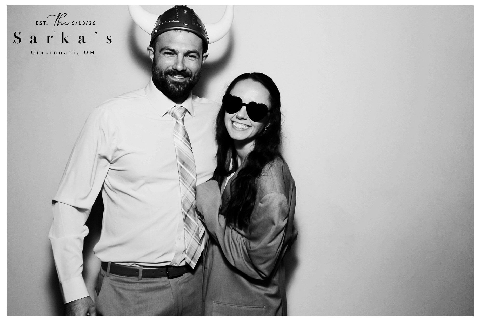 The Sarka's | View more photos from the event at gallery.photoboothcincy.com/u/PhotoBoothCincy/The-Sarkas