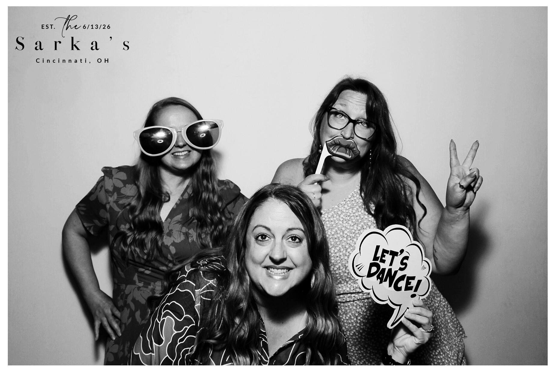 The Sarka's | View more photos from the event at gallery.photoboothcincy.com/u/PhotoBoothCincy/The-Sarkas