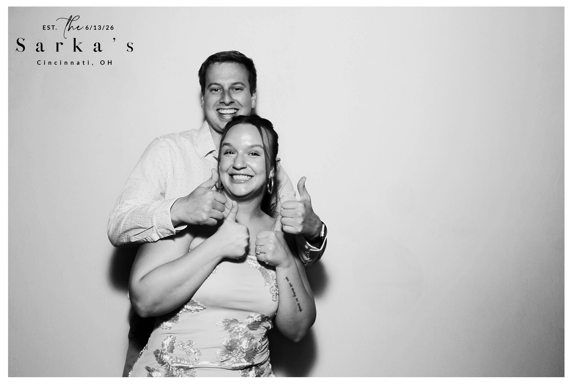 The Sarka's | View more photos from the event at gallery.photoboothcincy.com/u/PhotoBoothCincy/The-Sarkas