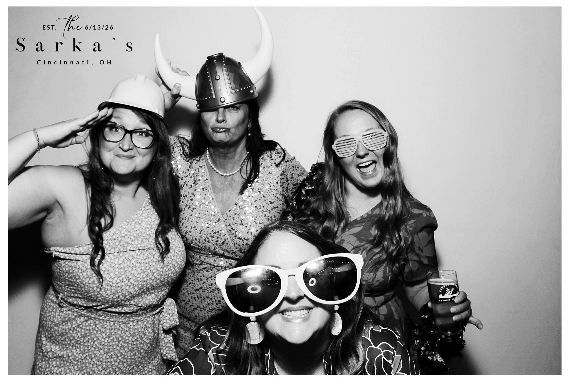 The Sarka's | View more photos from the event at gallery.photoboothcincy.com/u/PhotoBoothCincy/The-Sarkas