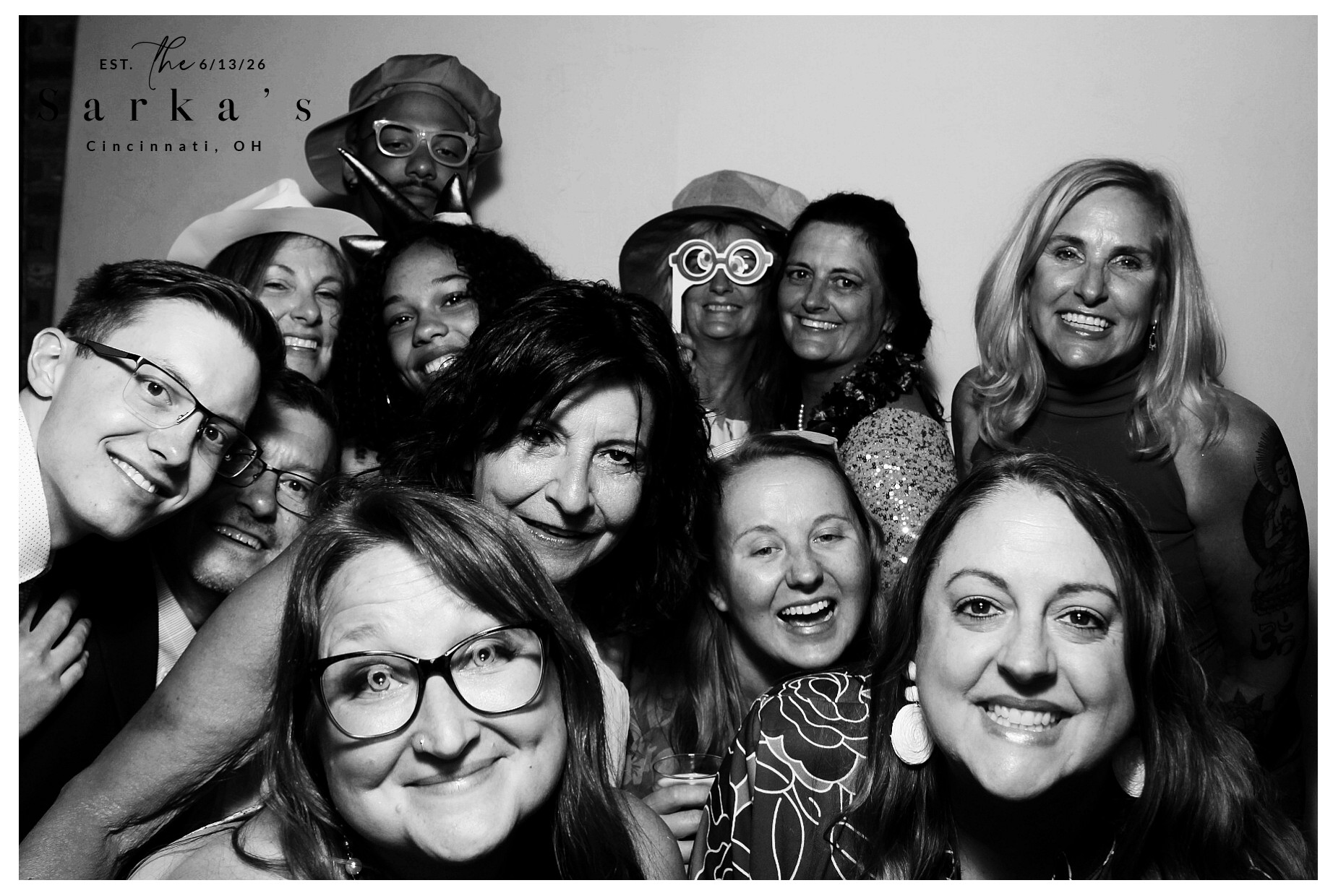 The Sarka's | View more photos from the event at gallery.photoboothcincy.com/u/PhotoBoothCincy/The-Sarkas