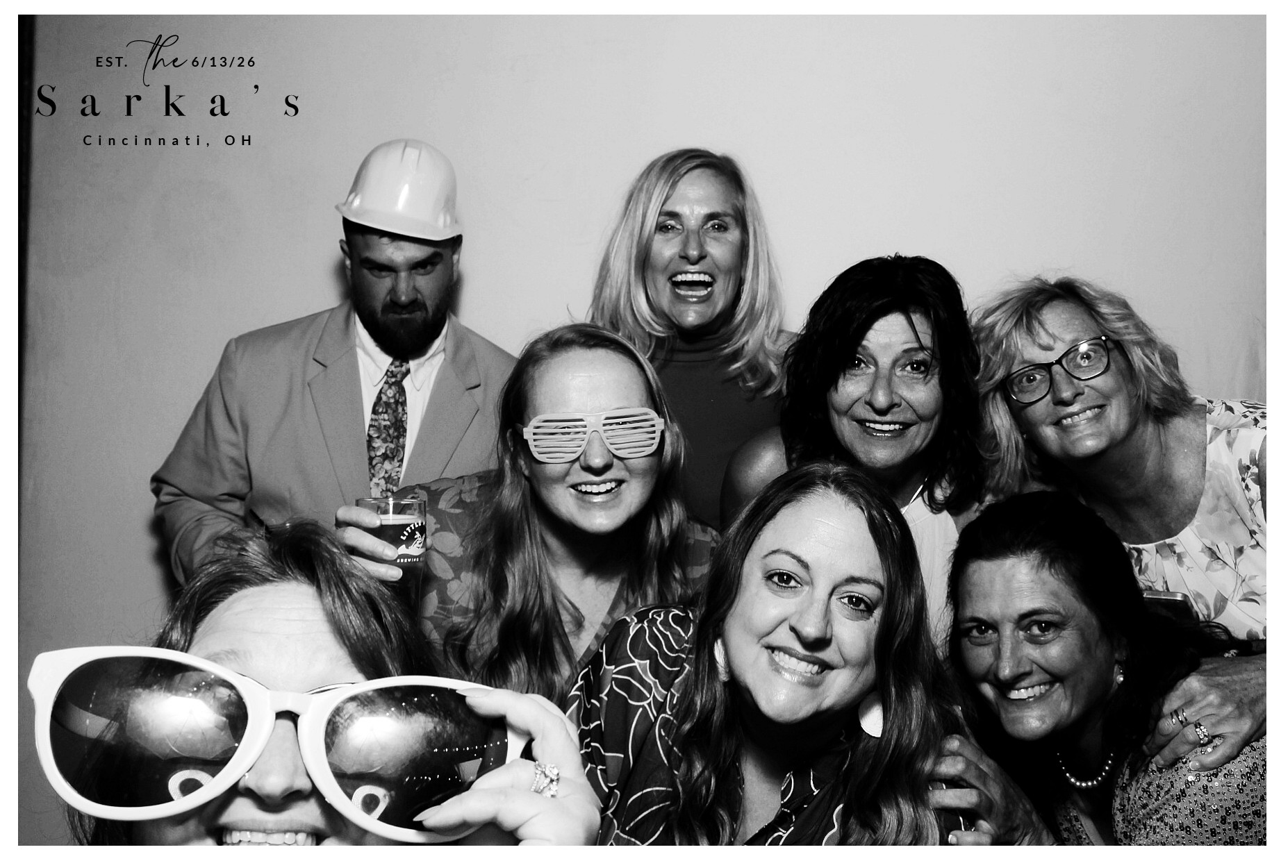 The Sarka's | View more photos from the event at gallery.photoboothcincy.com/u/PhotoBoothCincy/The-Sarkas
