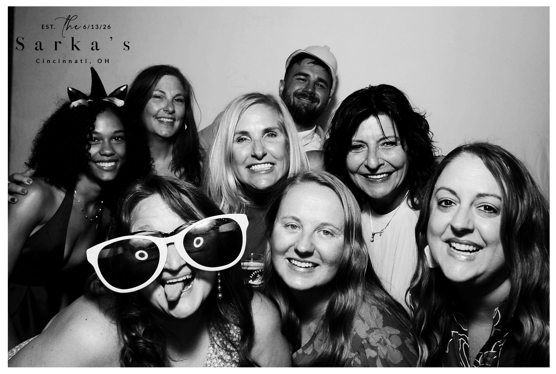 The Sarka's | View more photos from the event at gallery.photoboothcincy.com/u/PhotoBoothCincy/The-Sarkas