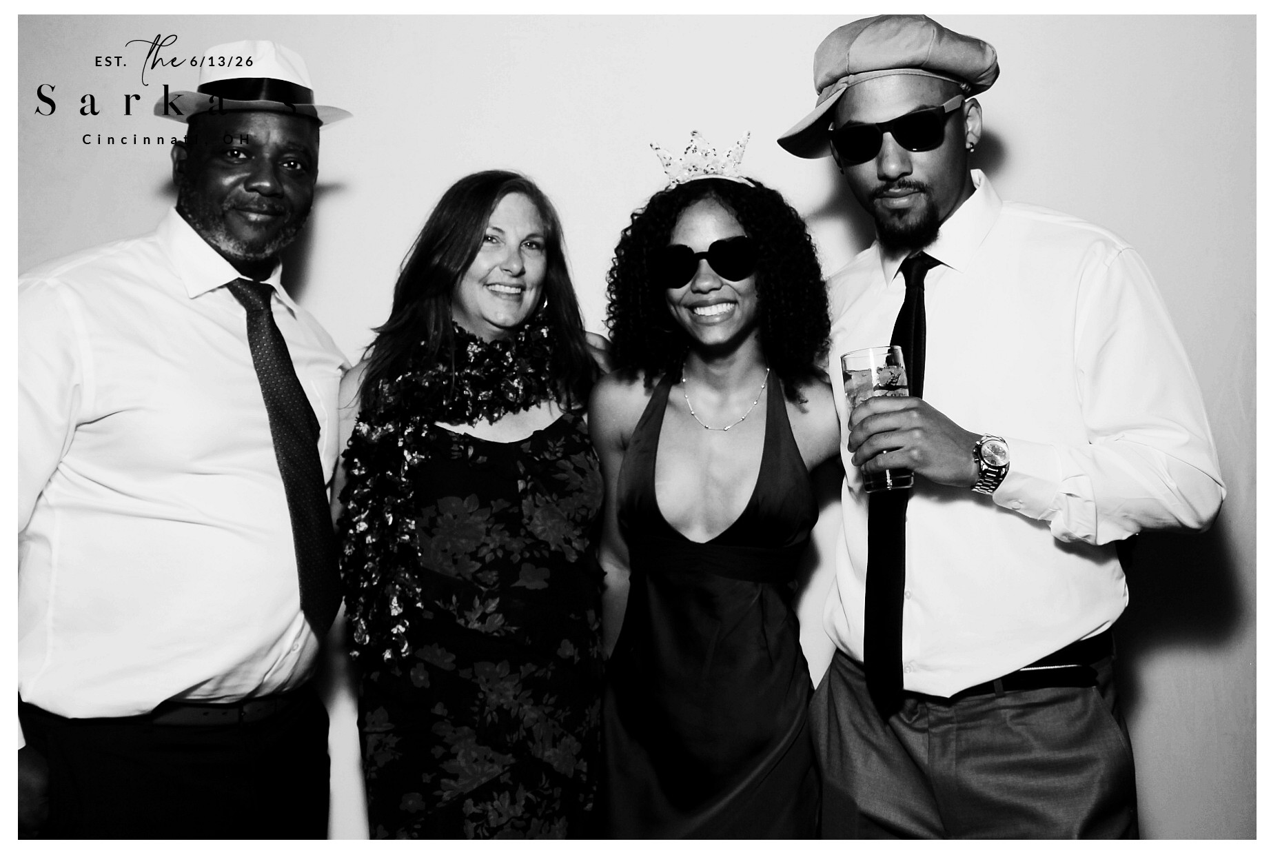 The Sarka's | View more photos from the event at gallery.photoboothcincy.com/u/PhotoBoothCincy/The-Sarkas