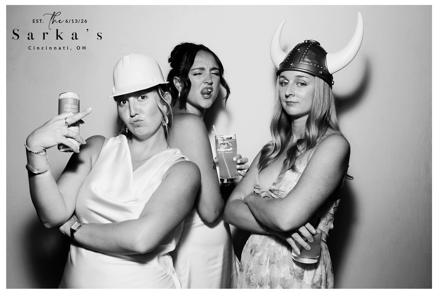 The Sarka's | View more photos from the event at gallery.photoboothcincy.com/u/PhotoBoothCincy/The-Sarkas