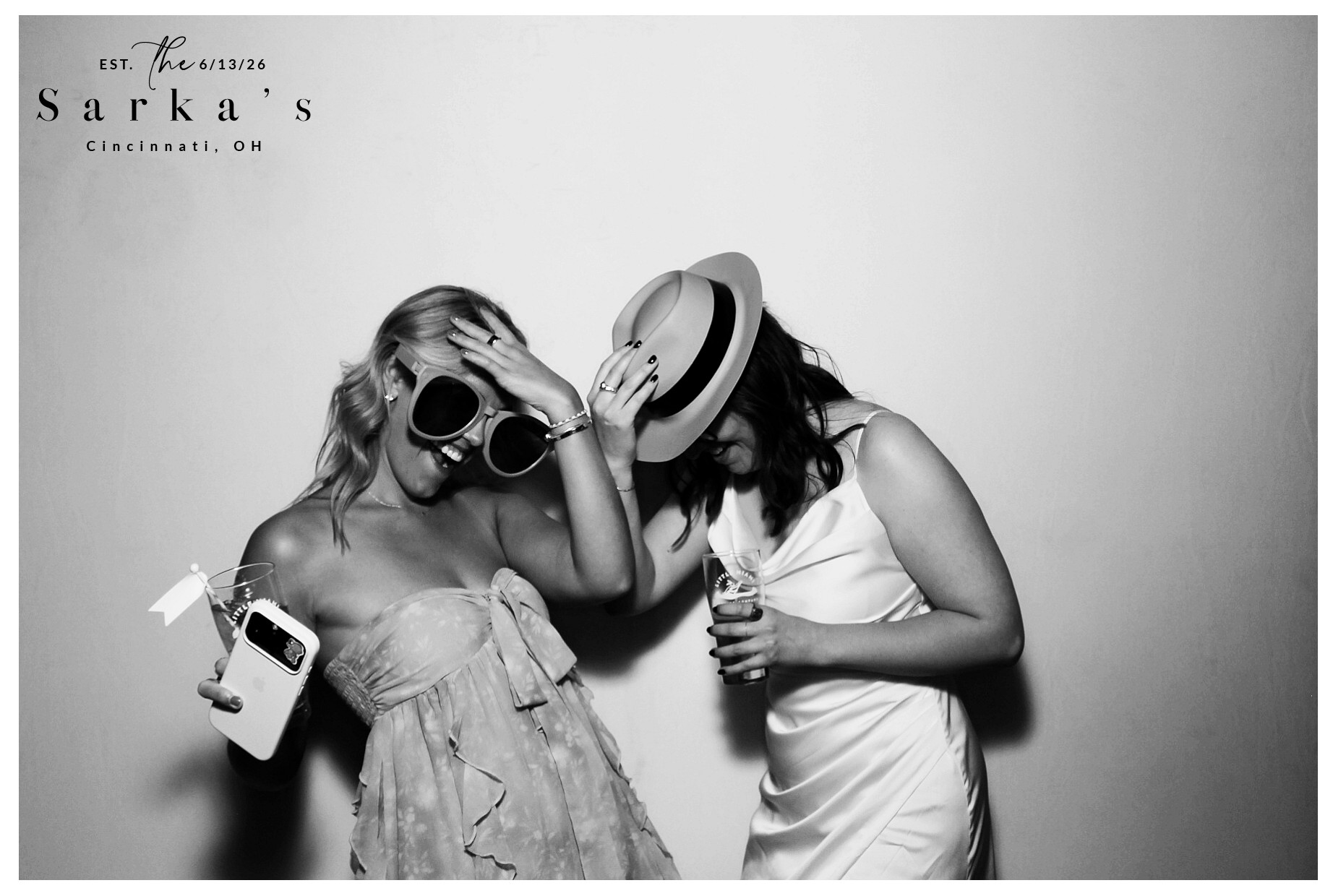 The Sarka's | View more photos from the event at gallery.photoboothcincy.com/u/PhotoBoothCincy/The-Sarkas