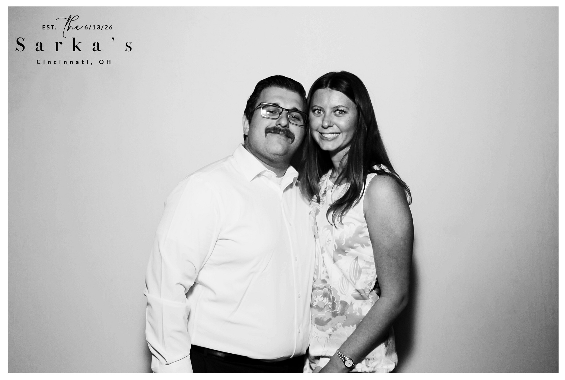 The Sarka's | View more photos from the event at gallery.photoboothcincy.com/u/PhotoBoothCincy/The-Sarkas