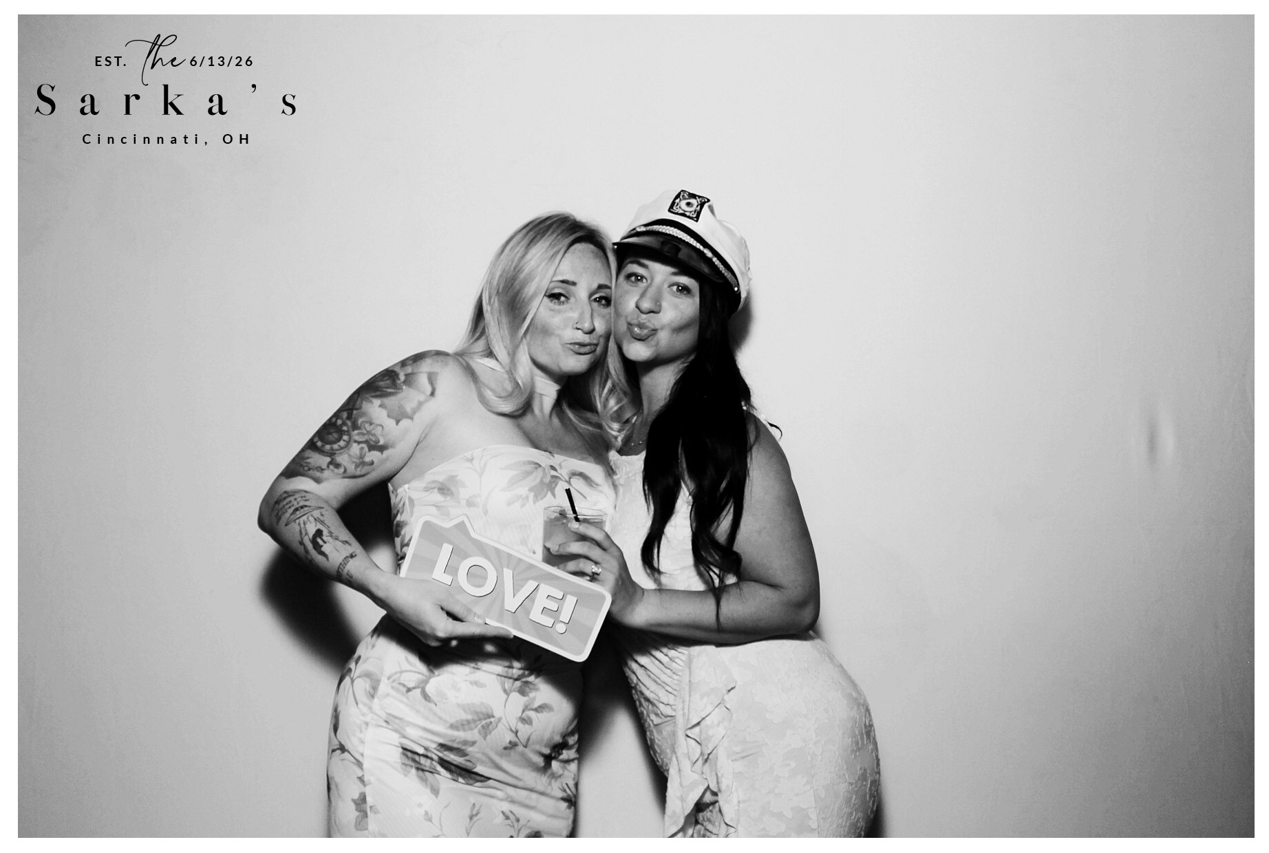 The Sarka's | View more photos from the event at gallery.photoboothcincy.com/u/PhotoBoothCincy/The-Sarkas