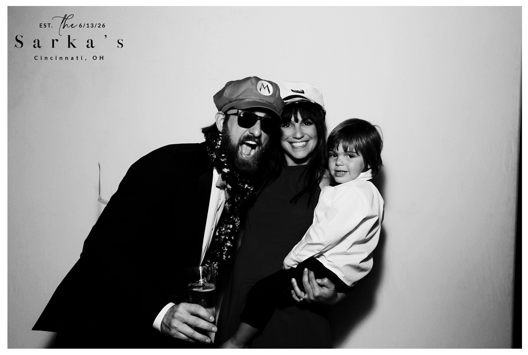 The Sarka's | View more photos from the event at gallery.photoboothcincy.com/u/PhotoBoothCincy/The-Sarkas
