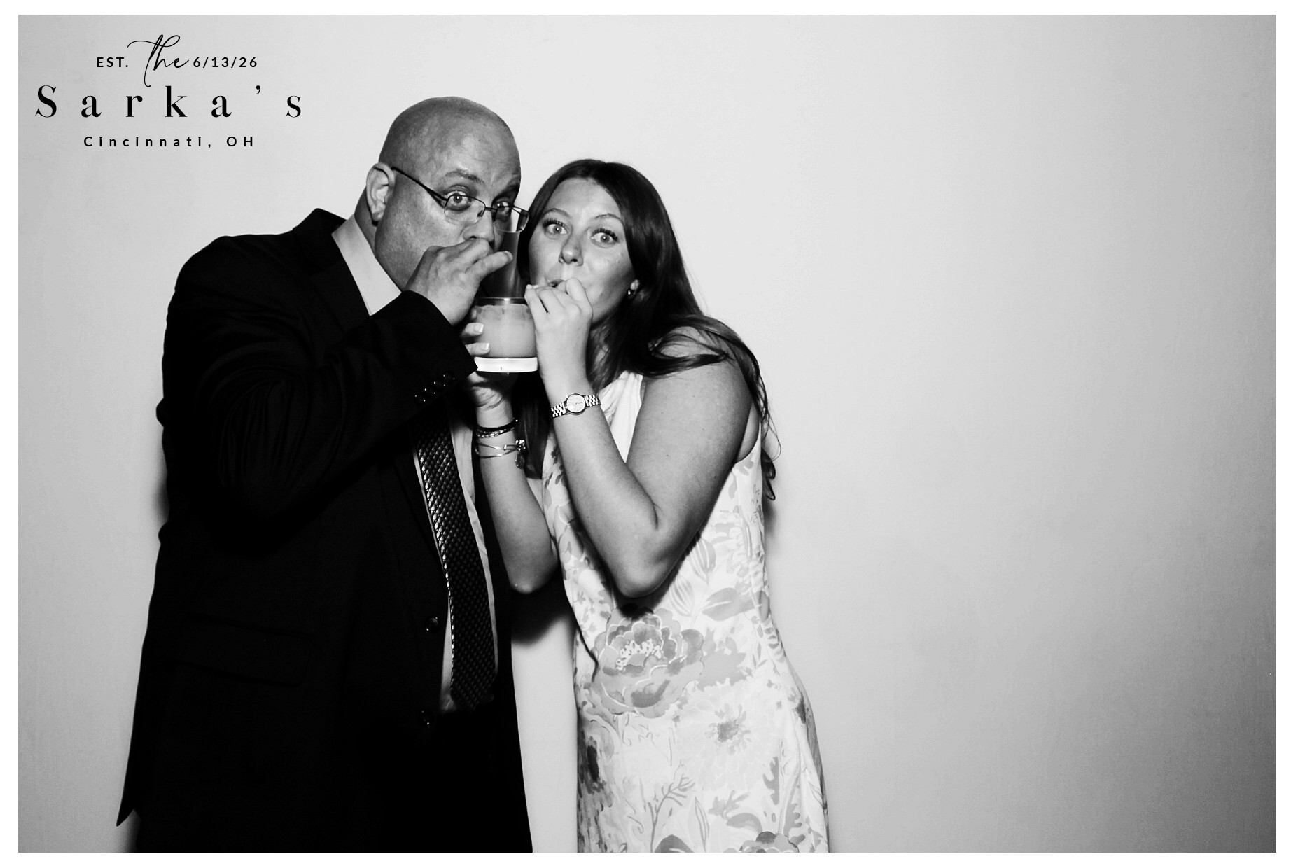 The Sarka's | View more photos from the event at gallery.photoboothcincy.com/u/PhotoBoothCincy/The-Sarkas