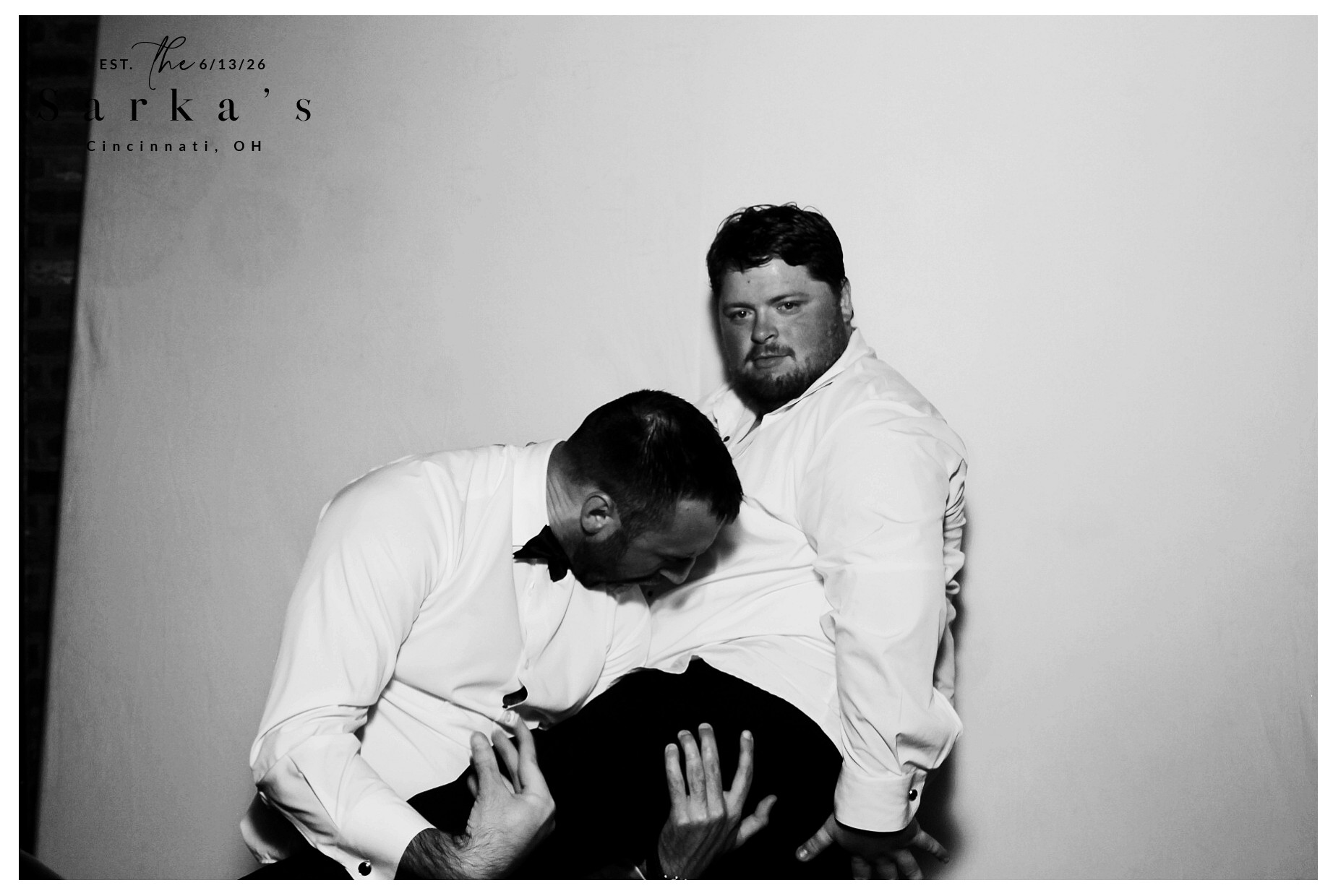 The Sarka's | View more photos from the event at gallery.photoboothcincy.com/u/PhotoBoothCincy/The-Sarkas
