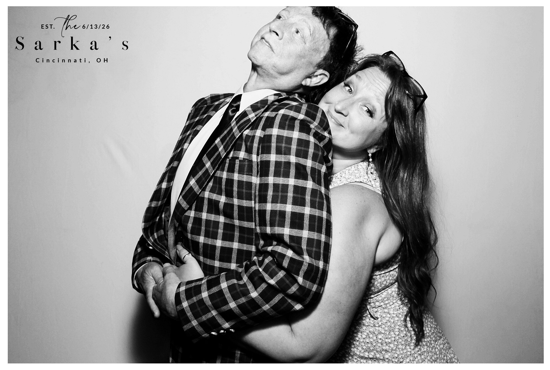 The Sarka's | View more photos from the event at gallery.photoboothcincy.com/u/PhotoBoothCincy/The-Sarkas