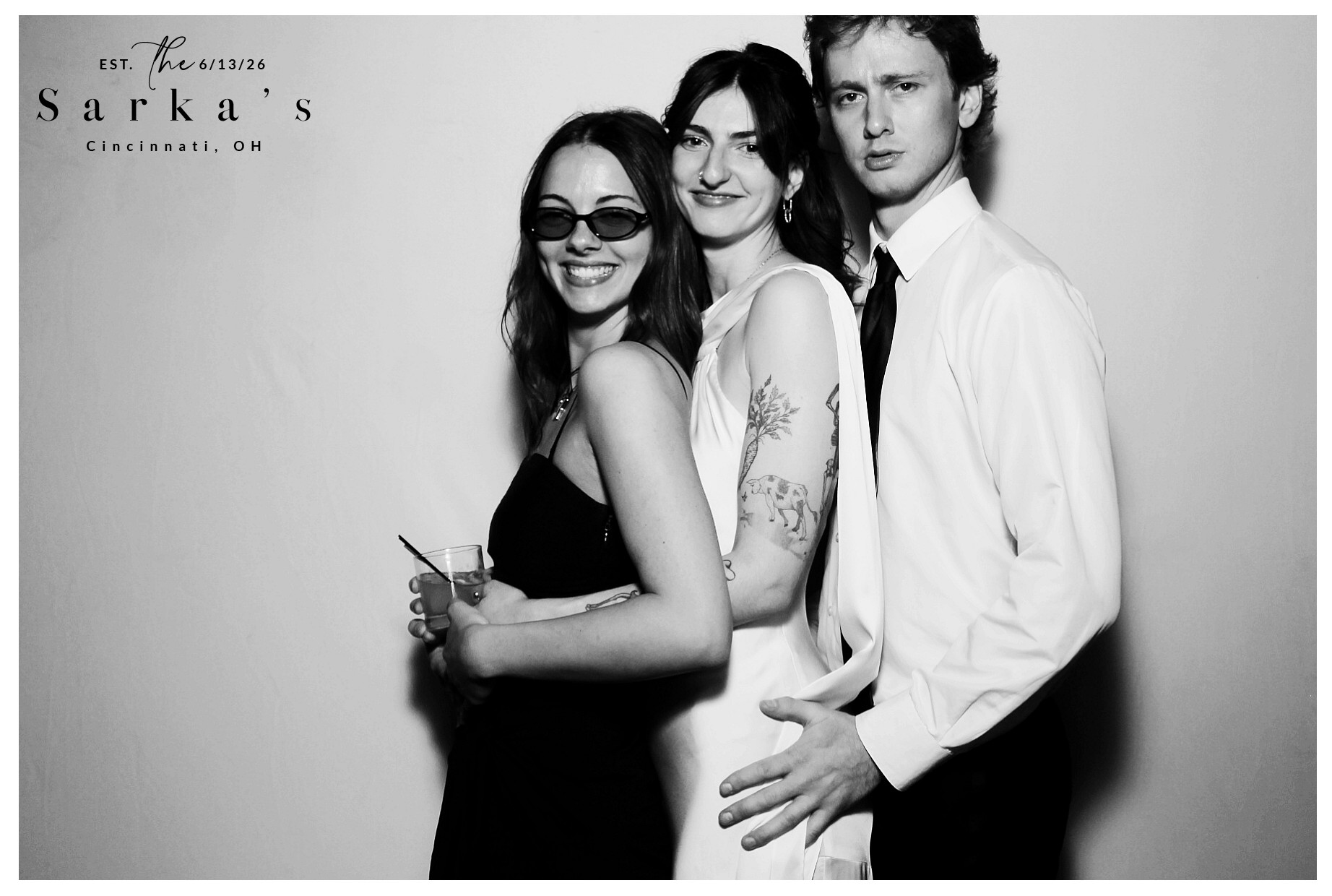 The Sarka's | View more photos from the event at gallery.photoboothcincy.com/u/PhotoBoothCincy/The-Sarkas
