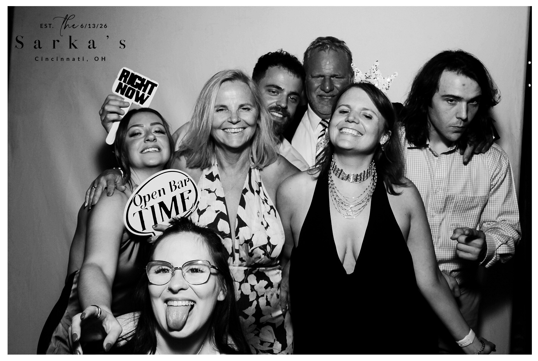 The Sarka's | View more photos from the event at gallery.photoboothcincy.com/u/PhotoBoothCincy/The-Sarkas