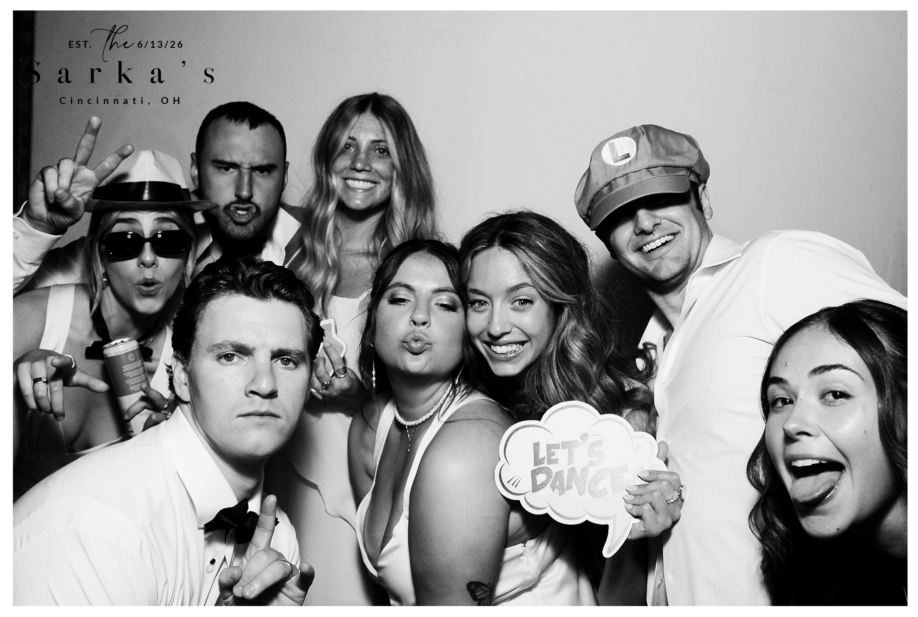 The Sarka's | View more photos from the event at gallery.photoboothcincy.com/u/PhotoBoothCincy/The-Sarkas