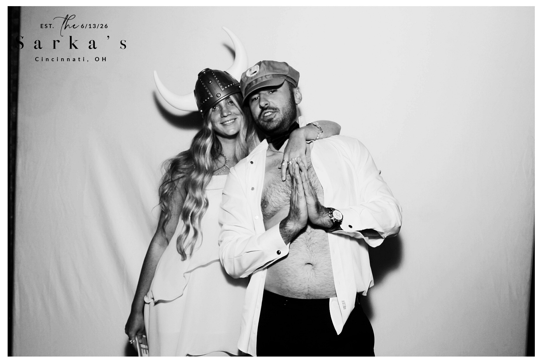 The Sarka's | View more photos from the event at gallery.photoboothcincy.com/u/PhotoBoothCincy/The-Sarkas