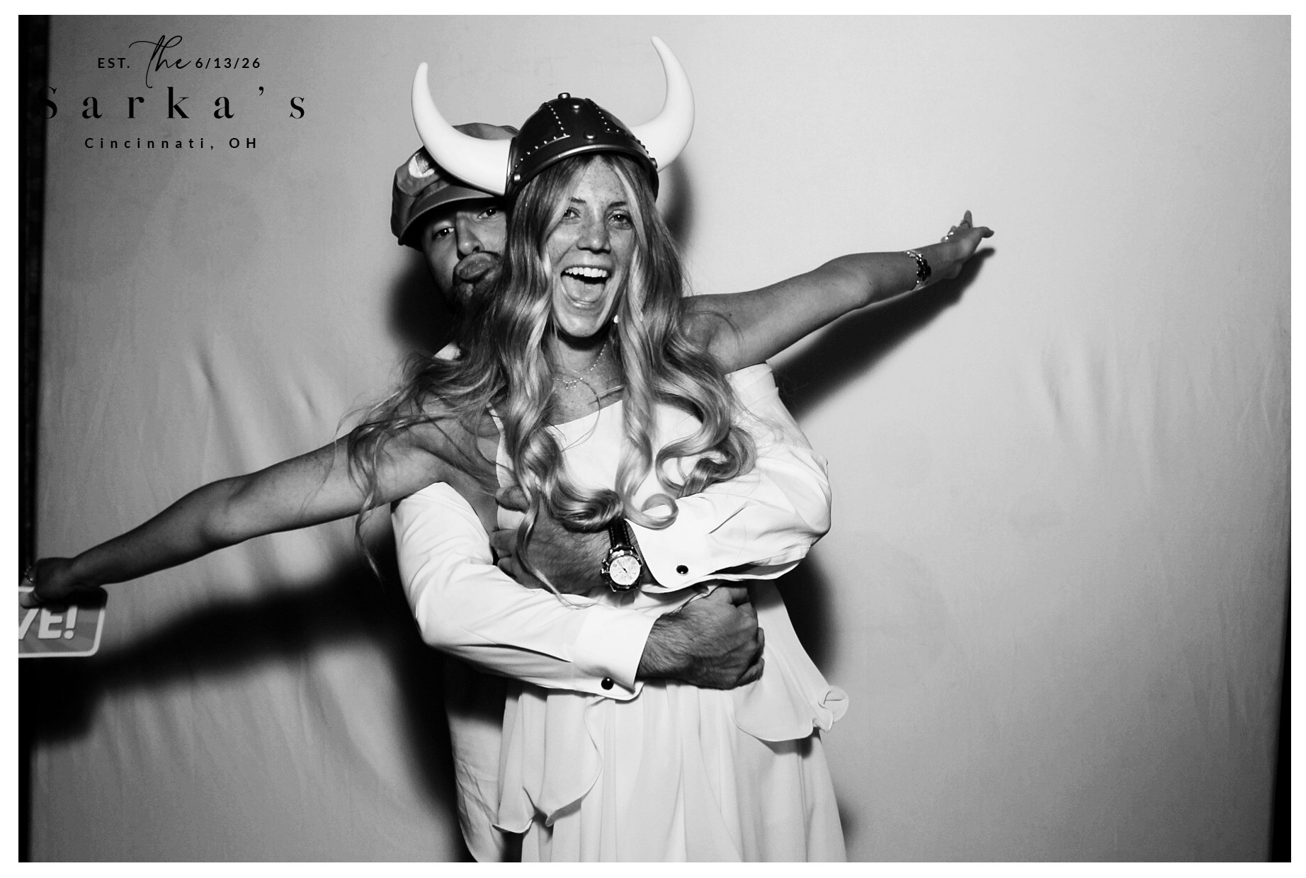 The Sarka's | View more photos from the event at gallery.photoboothcincy.com/u/PhotoBoothCincy/The-Sarkas
